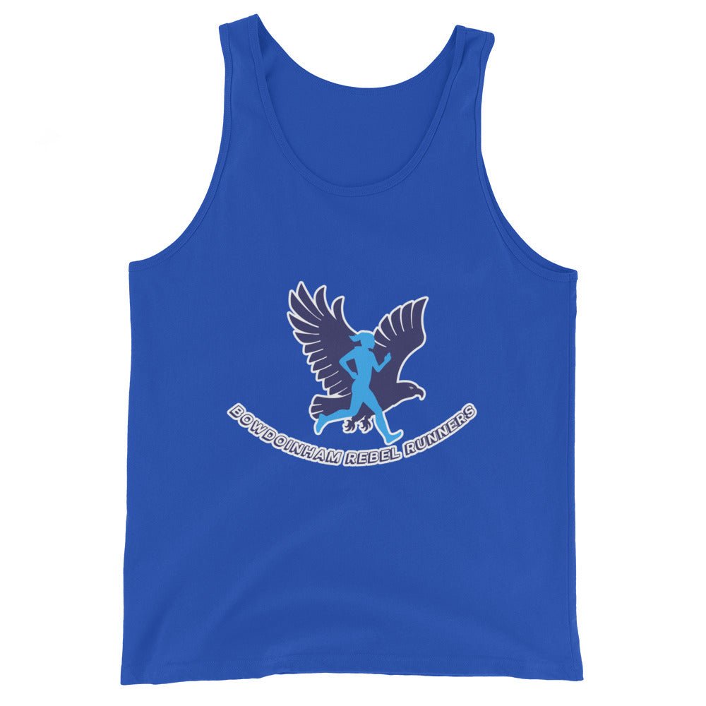Performance | Tank Top | Bowdoinham Rebel Runners | Emblem Logo