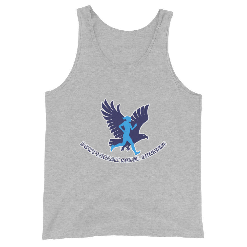 Performance | Tank Top | Bowdoinham Rebel Runners | Emblem Logo
