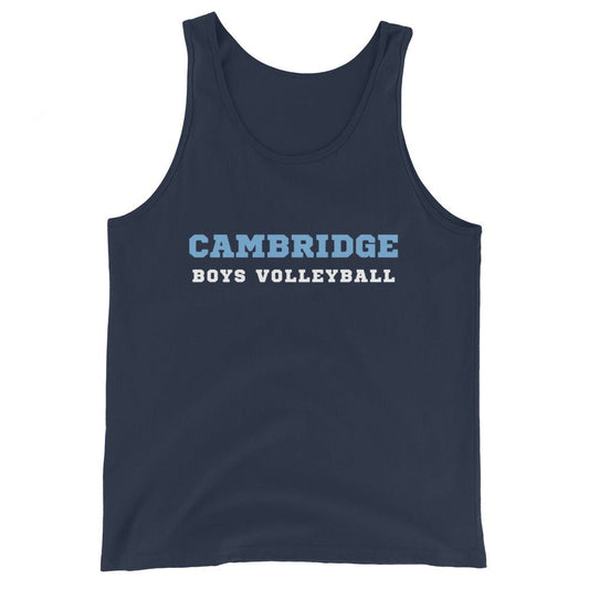 Performance | Tank Top | Cambridge Volleyball | Block Script Logo