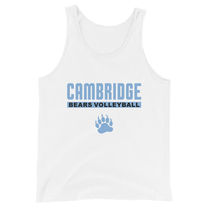 Performance | Tank Top | Cambridge Volleyball | Script Paw Logo