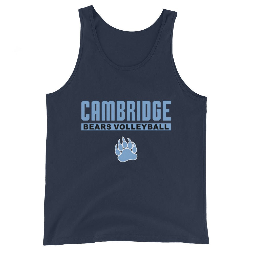 Performance | Tank Top | Cambridge Volleyball | Script Paw Logo