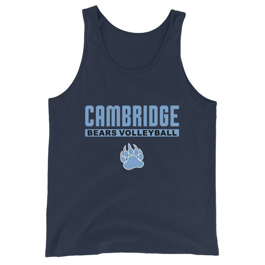 Performance | Tank Top | Cambridge Volleyball | Script Paw Logo