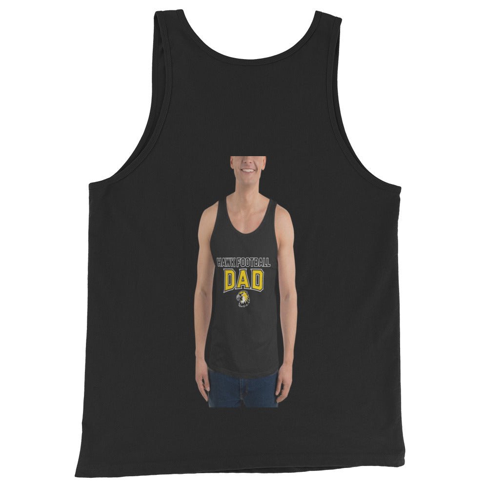 Performance | Tank Top | Cardinal Ohara Hawks | Football Dad Logo