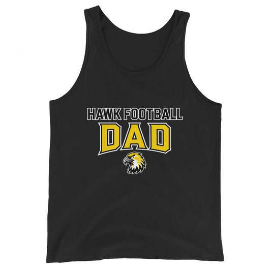 Performance | Tank Top | Cardinal Ohara Hawks | Football Dad Logo