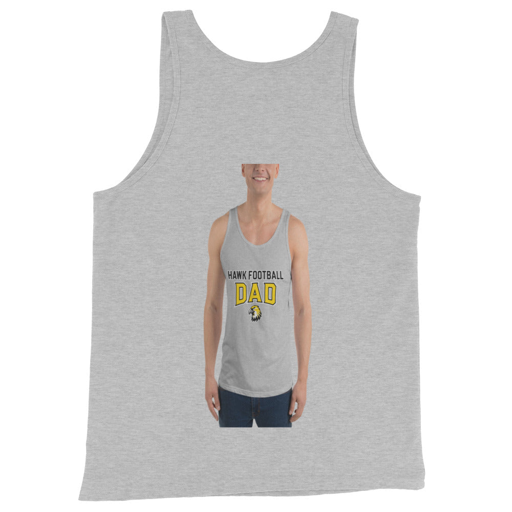 Performance | Tank Top | Cardinal Ohara Hawks | Football Dad Logo