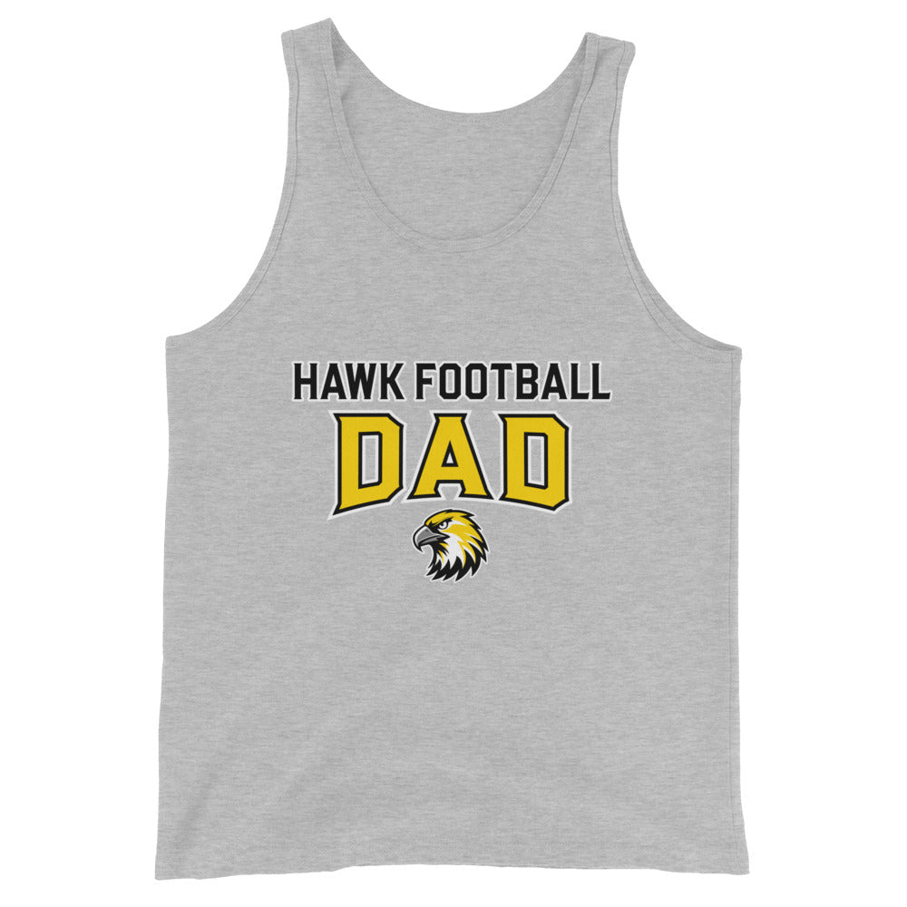 Performance | Tank Top | Cardinal Ohara Hawks | Football Dad Logo