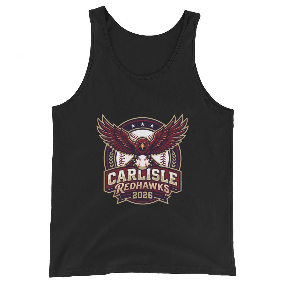 Performance | Tank Top | Carlisle Redhawks | Emblem Logo