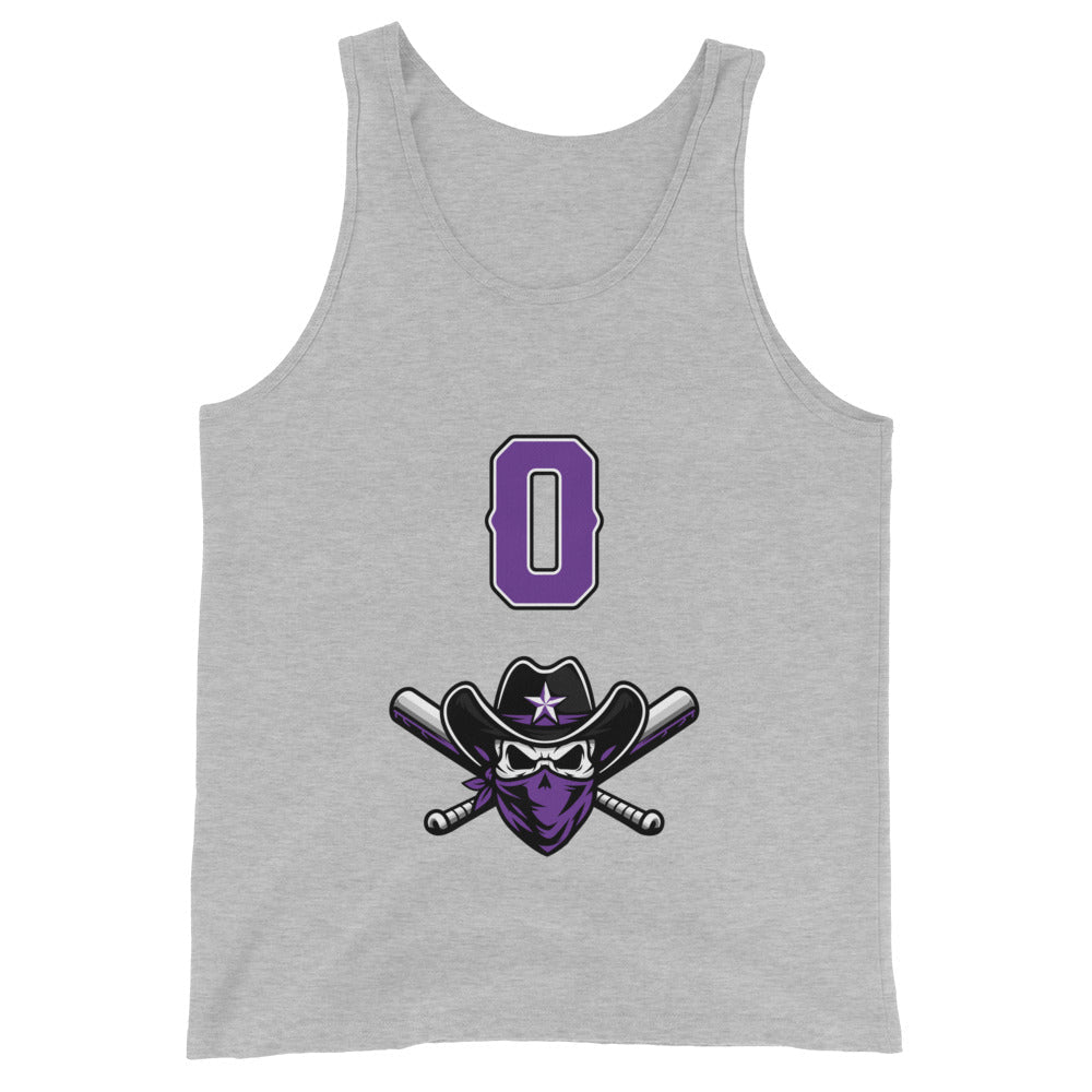 Performance | Tank Top | Carolina Outlaws Baseball | Purple Renegades Logo