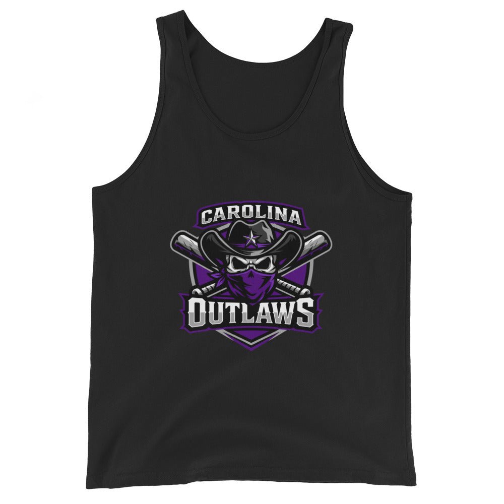 Performance | Tank Top | Carolina Outlaws Baseball | Shield Logo