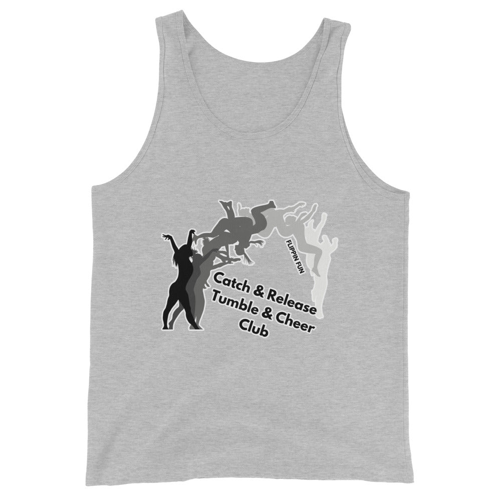 Performance | Tank Top | Catch & Release Tumble & Cheer Club | Tumble Logo