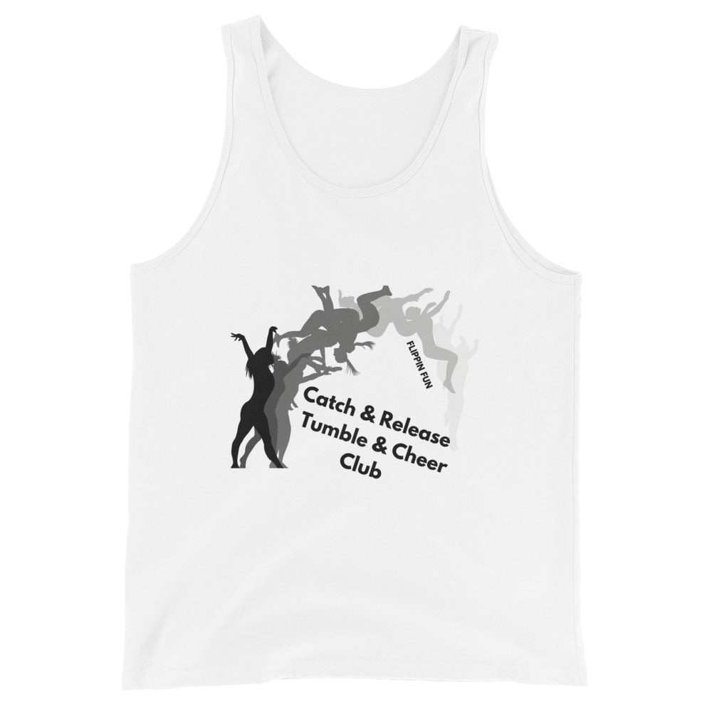 Performance | Tank Top | Catch & Release Tumble & Cheer Club | Tumble Logo