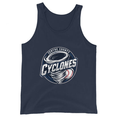 Performance | Tank Top | Centre County Cyclones | Badge Logo
