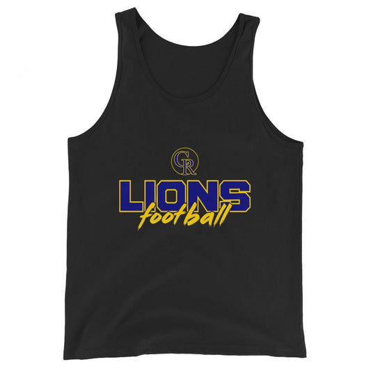 Performance | Tank Top | Chestnut Ridge Lions Football | Vanguard Logo