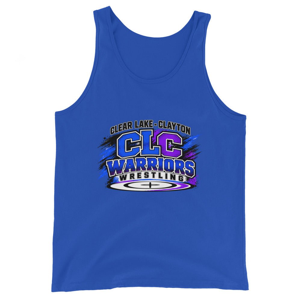 Performance | Tank Top | Clear Lake - Clayton Wrestling | Vanguard Logo
