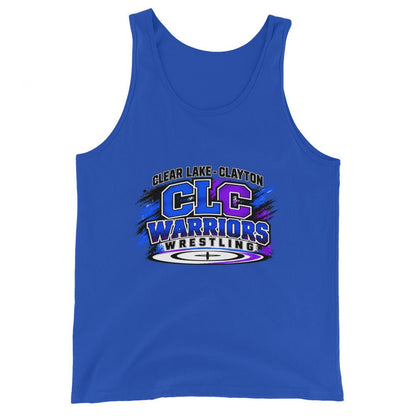 Performance | Tank Top | Clear Lake - Clayton Wrestling | Vanguard Logo
