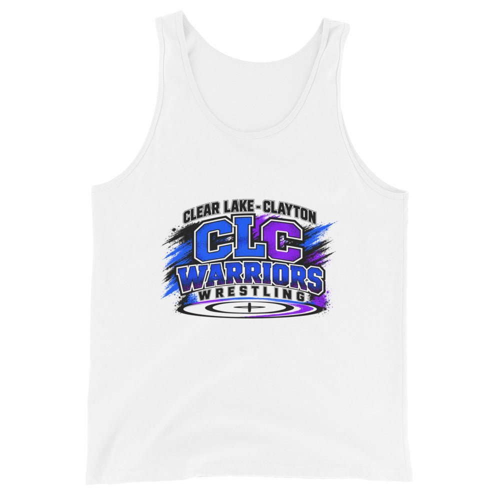 Performance | Tank Top | Clear Lake - Clayton Wrestling | Vanguard Logo