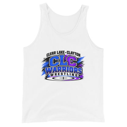 Performance | Tank Top | Clear Lake - Clayton Wrestling | Vanguard Logo
