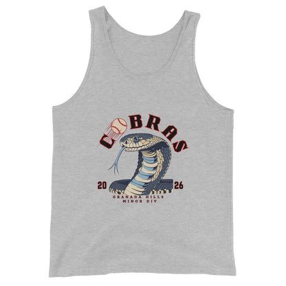 Performance | Tank Top | Cobras '26 | Minor Div Logo