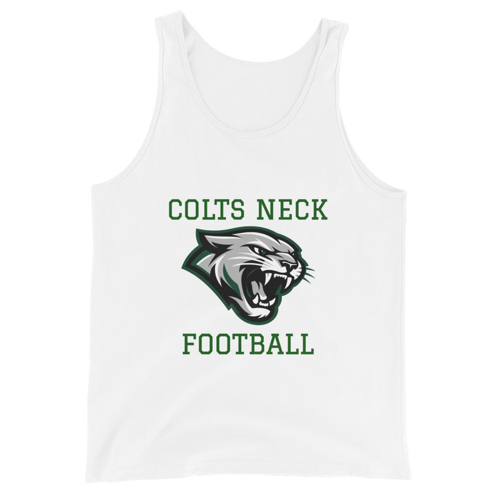 Performance | Tank Top | Colts Neck Cougars | Youth Tackle Football (AYF) | Green Predator Logo