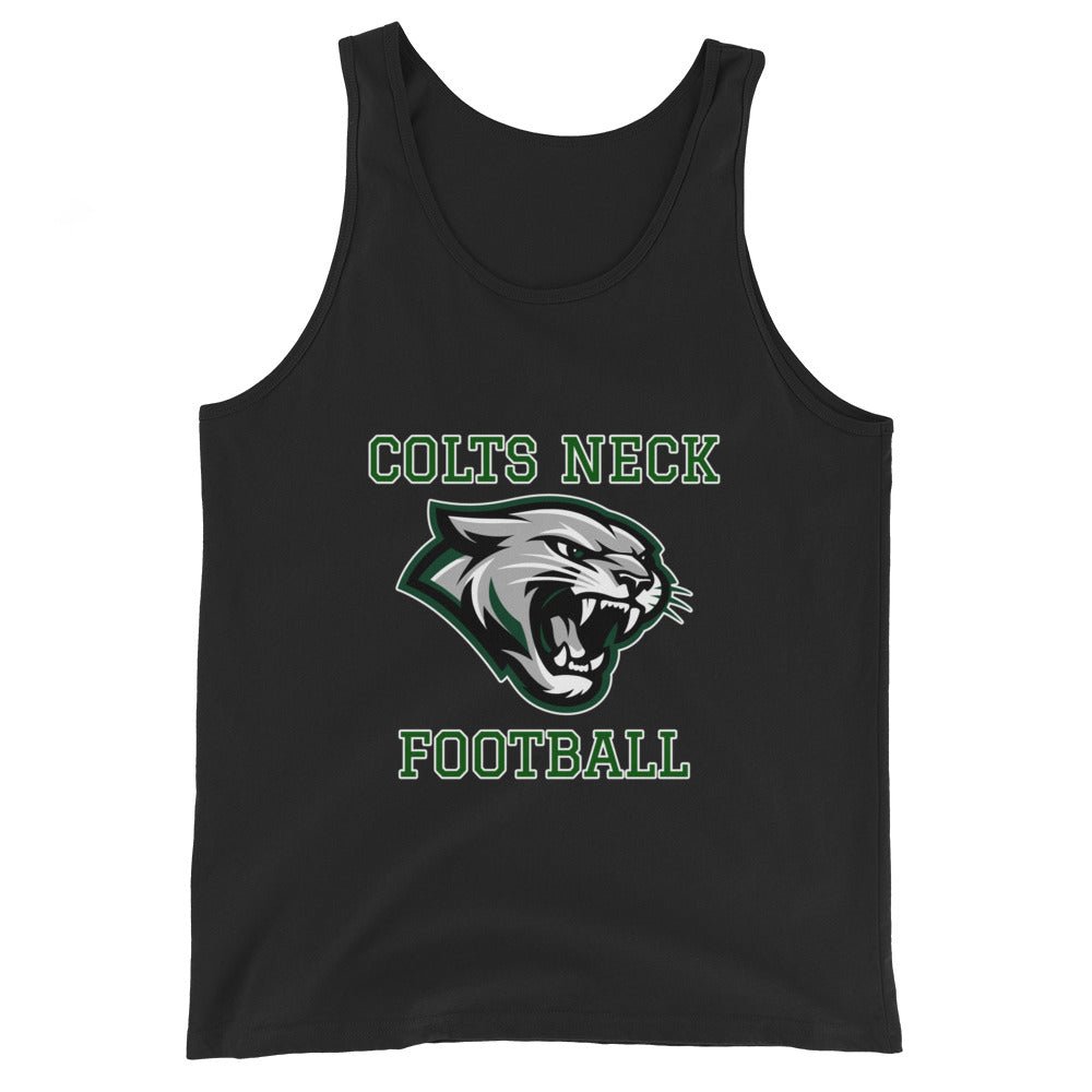 Performance | Tank Top | Colts Neck Cougars | Youth Tackle Football (AYF) | Green Predator Logo