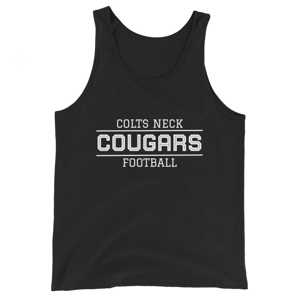 Performance | Tank Top | Colts Neck Cougars | Youth Tackle Football (AYF) | Script Logo