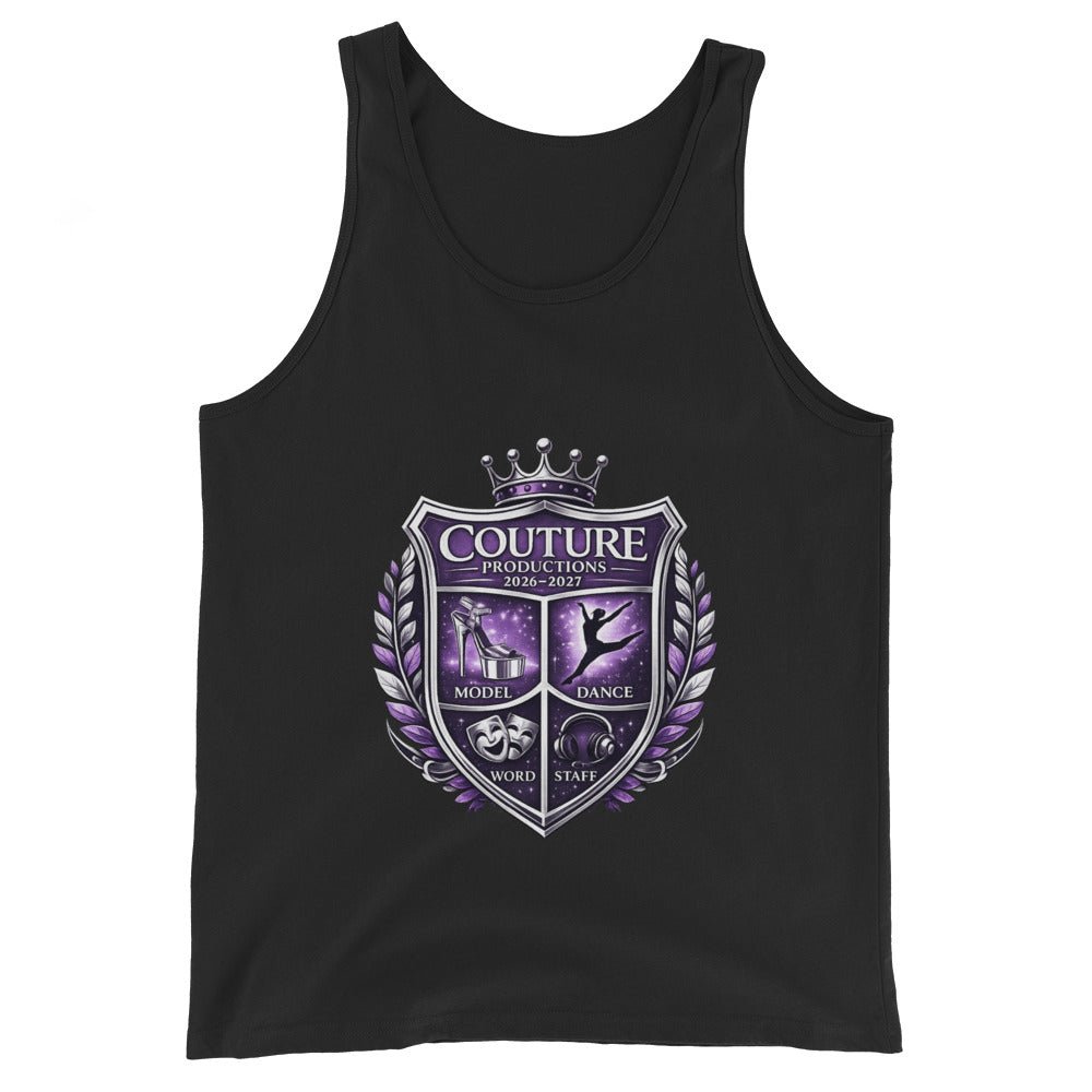 Performance | Tank Top | Couture Productions | Couture Shield Logo
