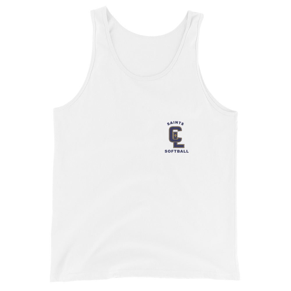 Performance | Tank Top | Crean Lutheran Softball | Navy CL Softball Logo