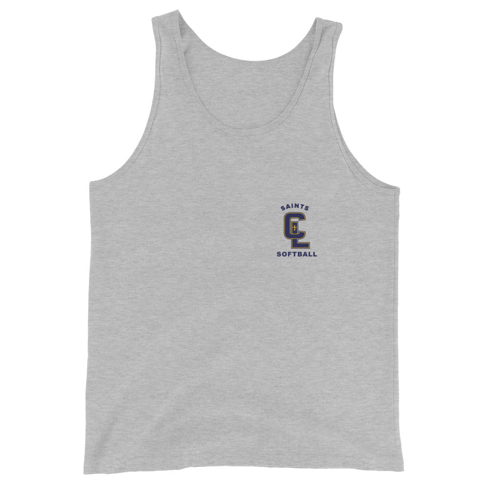 Performance | Tank Top | Crean Lutheran Softball | Navy CL Softball Logo