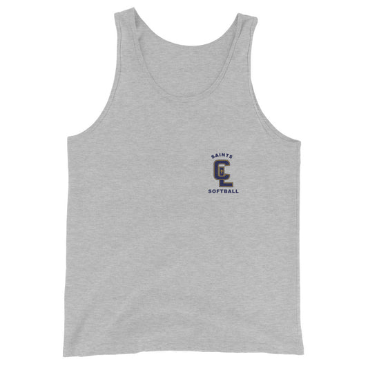 Performance | Tank Top | Crean Lutheran Softball | Navy CL Softball Logo