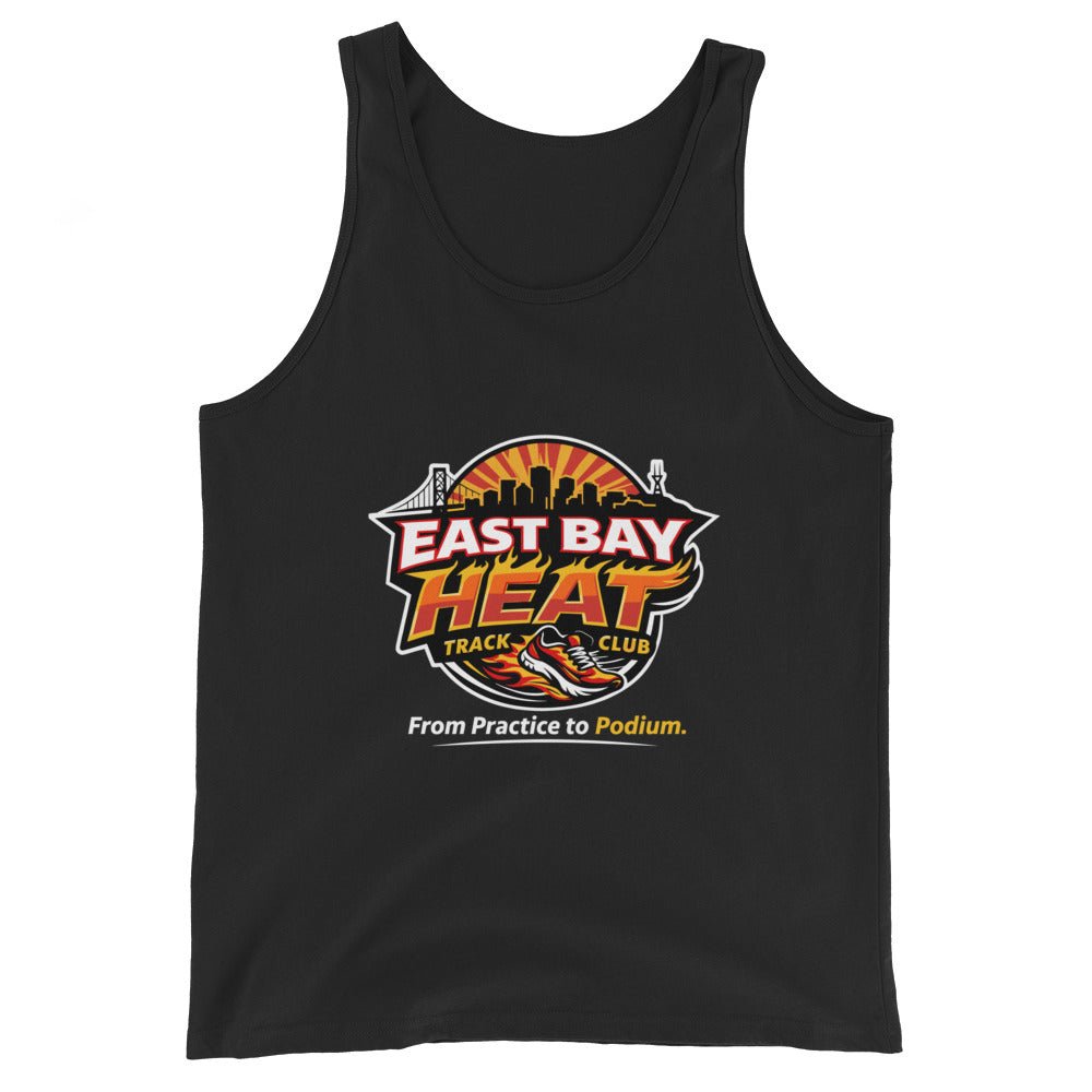 Performance | Tank Top | East Bay Heat Track Club | Script Logo