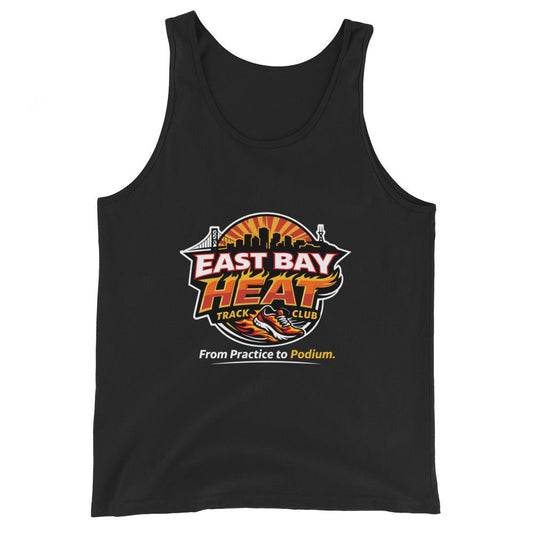 Performance | Tank Top | East Bay Heat Track Club | Script Logo