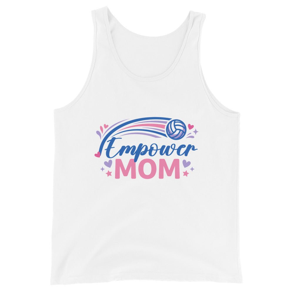Performance | Tank Top | Empower Volleyball Club | Mom Crest Logo