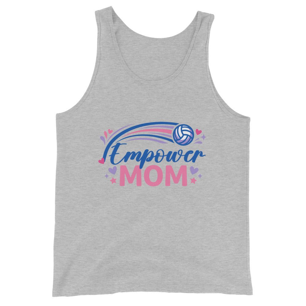 Performance | Tank Top | Empower Volleyball Club | Mom Crest Logo