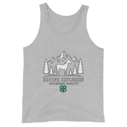 Performance | Tank Top | Equine Explorers | Dutchess Crest Trailblazers Logo