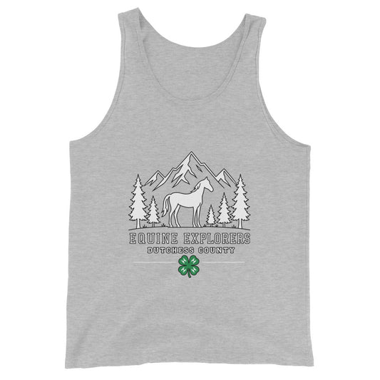 Performance | Tank Top | Equine Explorers | Dutchess Crest Trailblazers Logo