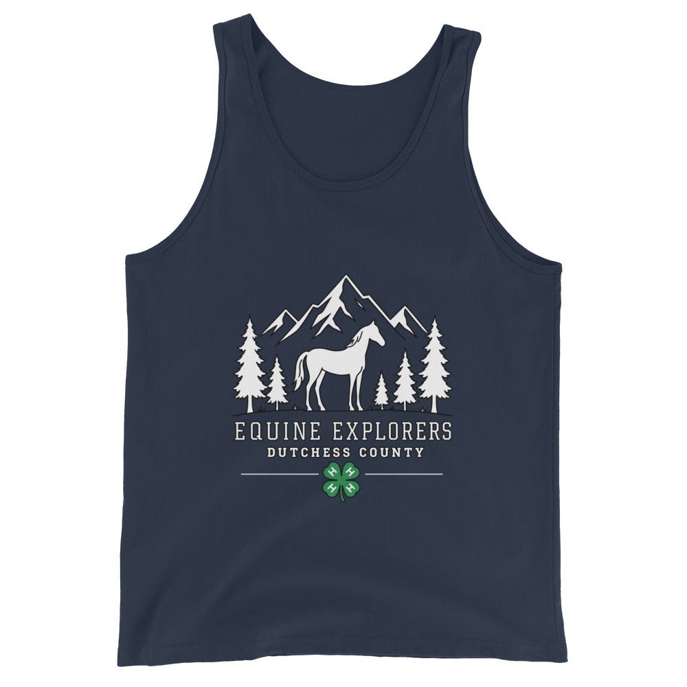 Performance | Tank Top | Equine Explorers | Dutchess Crest Trailblazers Logo