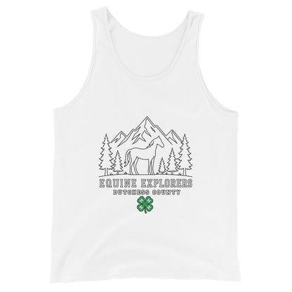 Performance | Tank Top | Equine Explorers | Dutchess Crest Trailblazers Logo