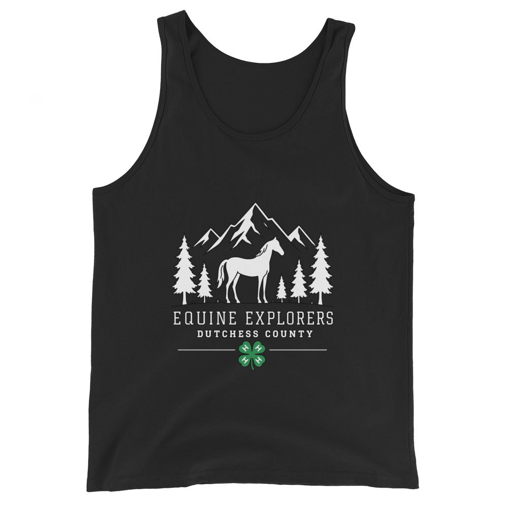 Performance | Tank Top | Equine Explorers | Dutchess Crest Trailblazers Logo