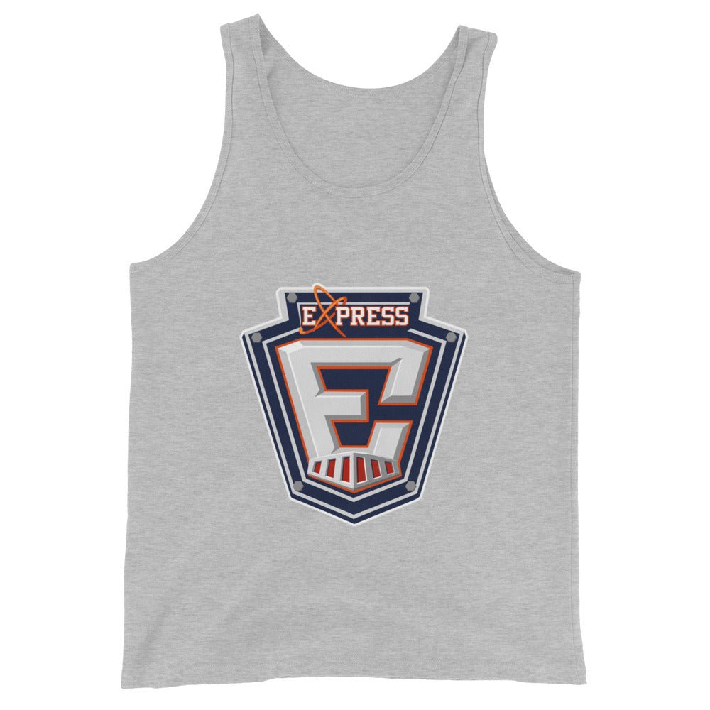 Performance | Tank Top | Erie Express Football | E Badge Logo