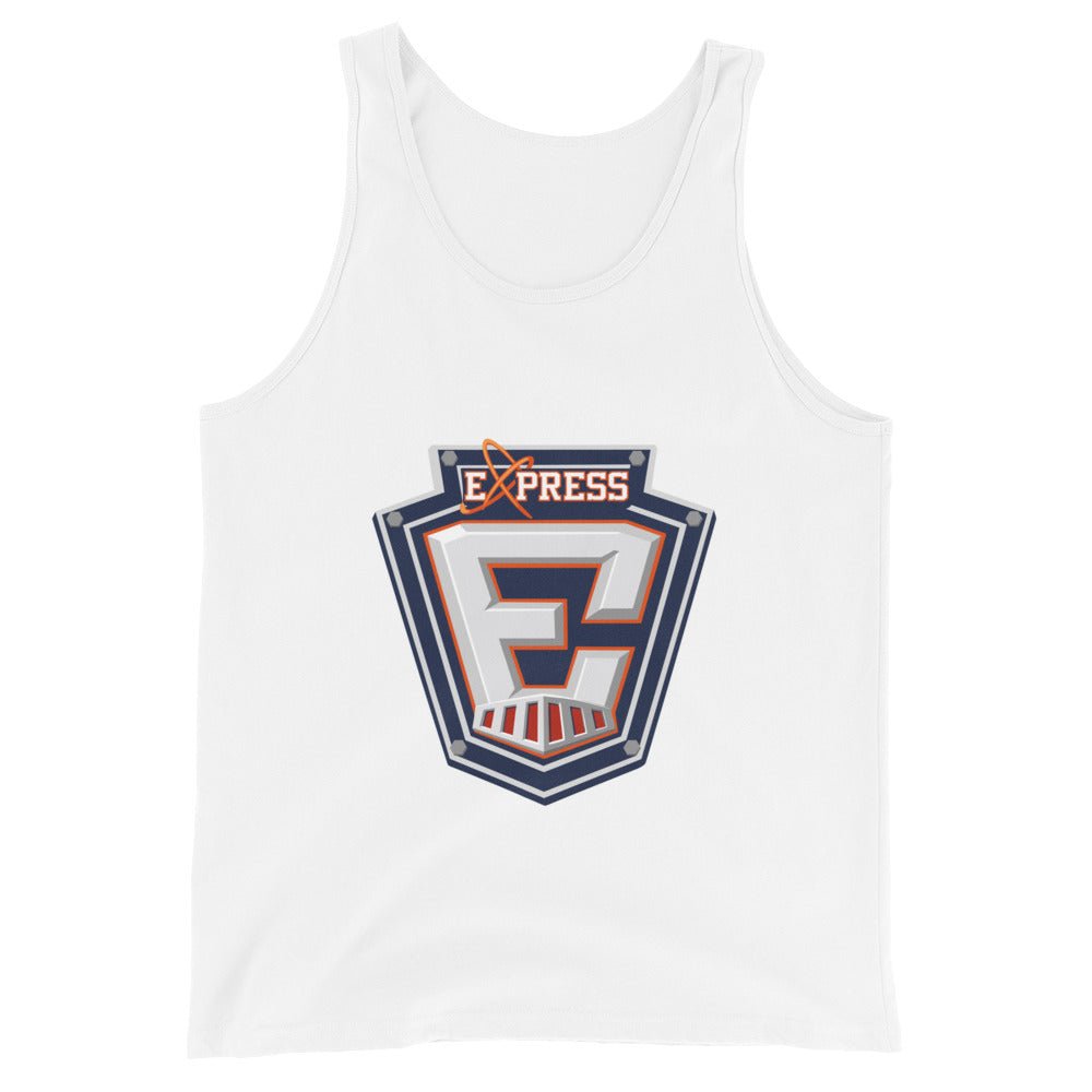 Performance | Tank Top | Erie Express Football | E Badge Logo