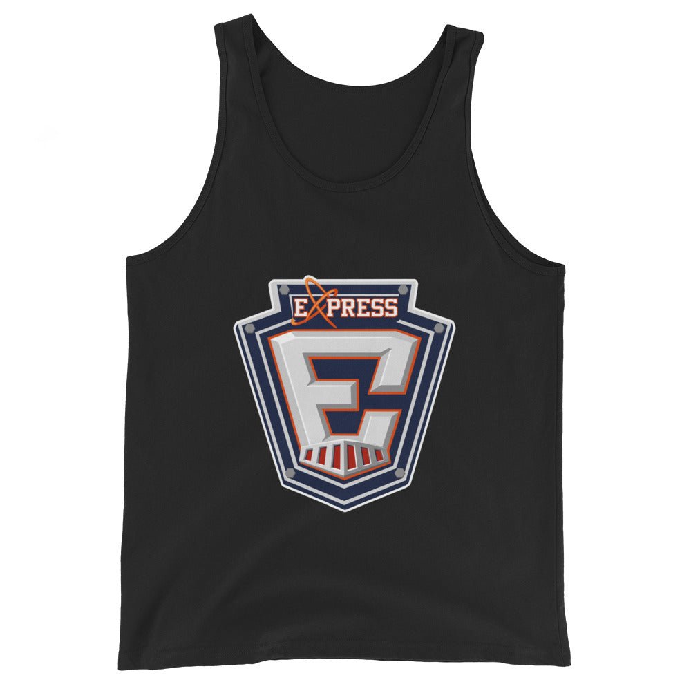 Performance | Tank Top | Erie Express Football | E Badge Logo