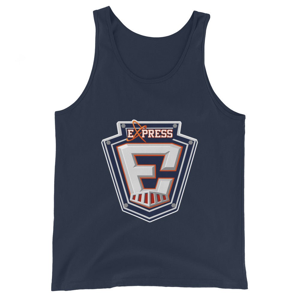 Performance | Tank Top | Erie Express Football | E Badge Logo