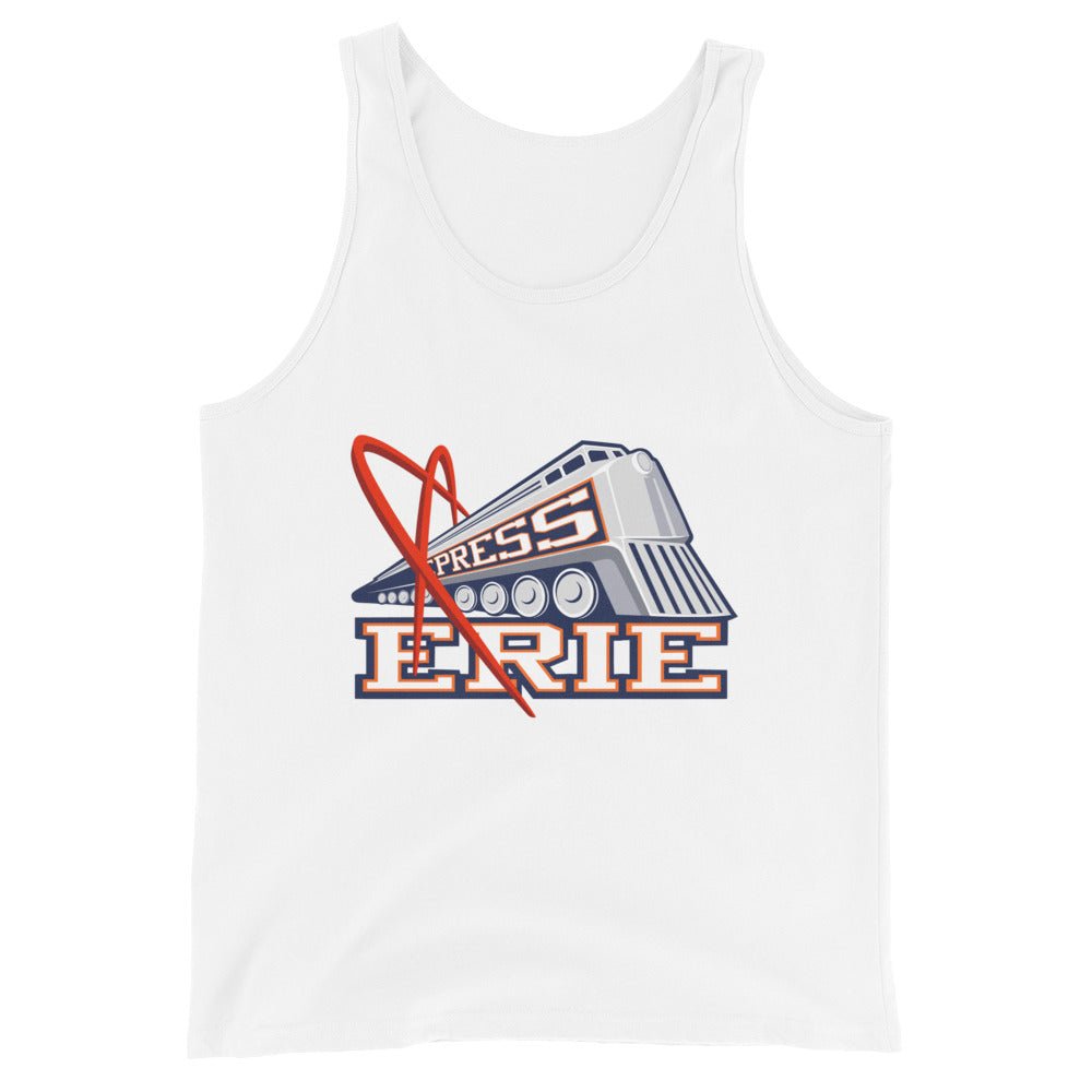Performance | Tank Top | Erie Express Football | Locomotive Logo