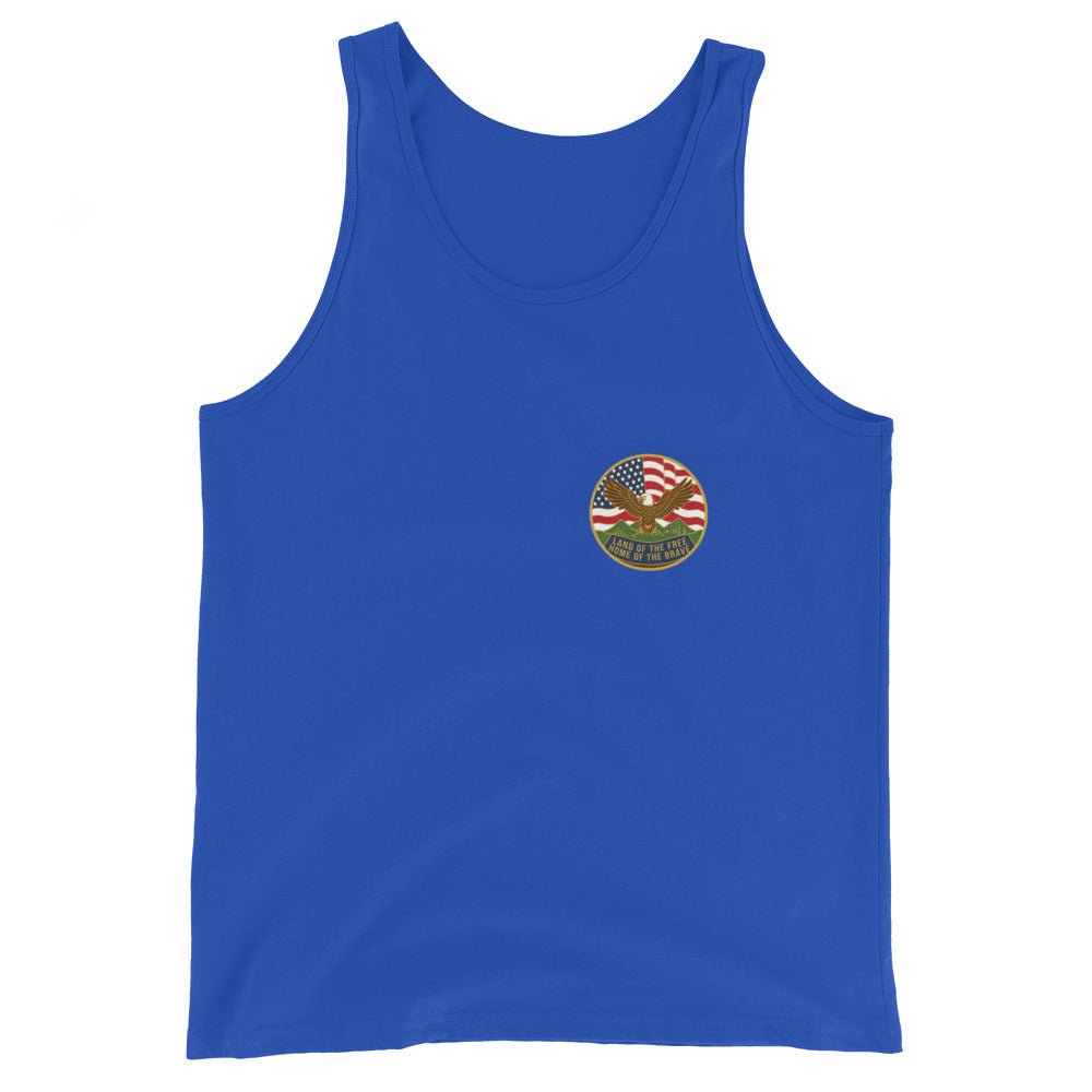 Performance | Tank Top | Georgia State Society Children of the American Revolution | Badge Logo