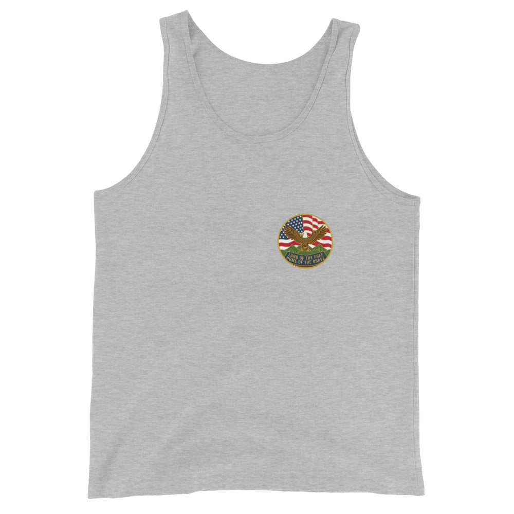 Performance | Tank Top | Georgia State Society Children of the American Revolution | Badge Logo