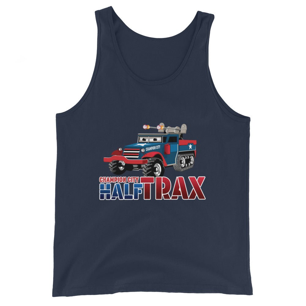 Performance | Tank Top | Half Trax Baseball | Mascot Logo
