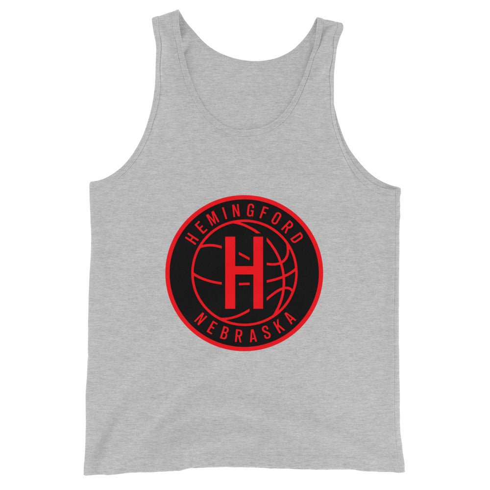 Performance | Tank Top | Hemingford Bobcats | Badge Logo