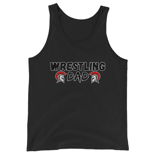 Performance | Tank Top | Lafayette Warrior Youth Wrestling | Dad Emblem Logo