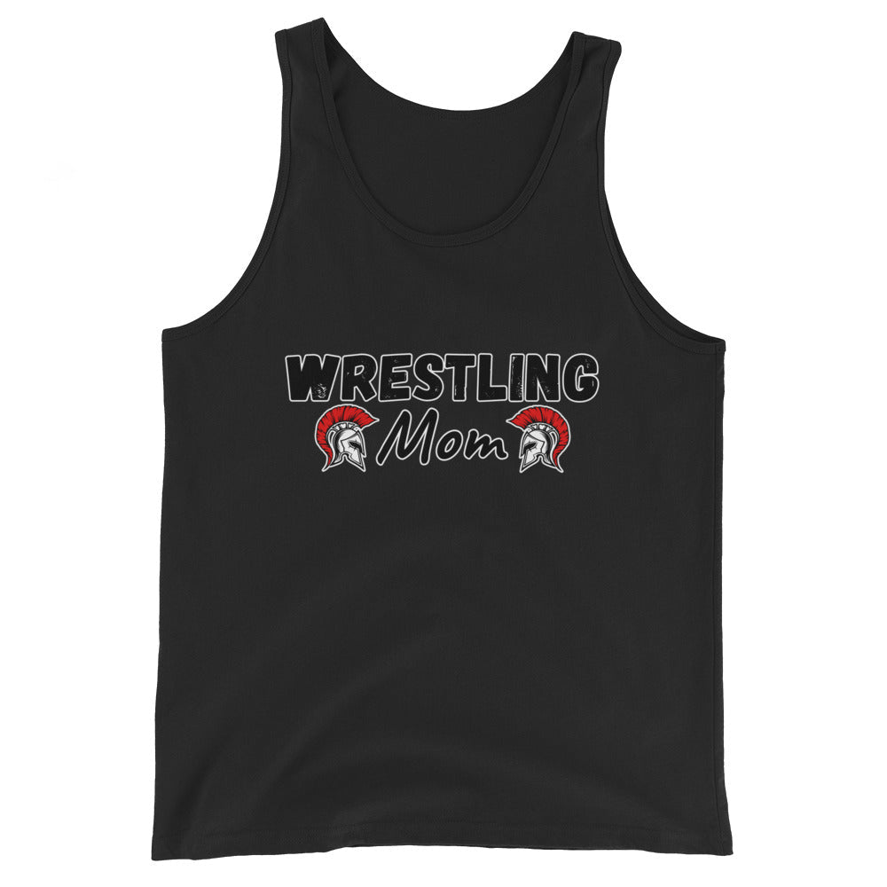 Performance | Tank Top | Lafayette Warrior Youth Wrestling | Mom Emblem Logo