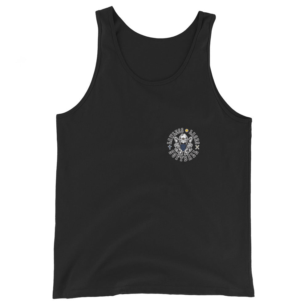 Performance | Tank Top | Lawless Laces Softball | Outlined Pocket Logo